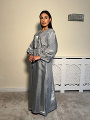 Embellished 3 Piece Emirati Abaya-Haifa Size 54