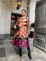 Sienna Pink Midaxi with pockets