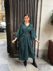 Imperia Green Long Dress