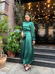 Ginosa Green Long Dress