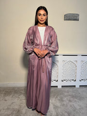 Embellished 3 Piece Emirati Abaya- Malika
