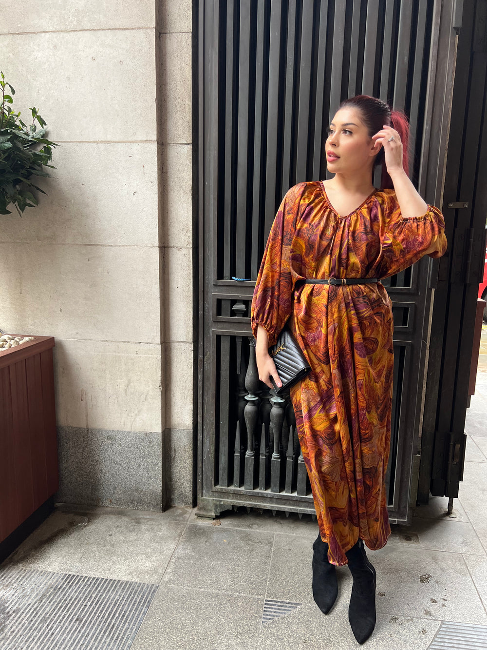 Imperia Auburn Long Dress