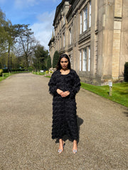 Black Fringe Dress