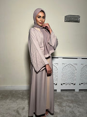 Embellished 2 piece Emirati Abaya- Liya