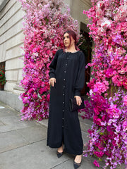 Ferrara Black Cardigan Dress