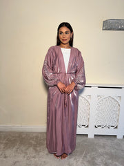 Embellished 3 Piece Emirati Abaya- Malika