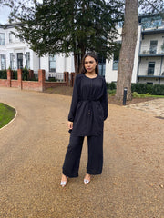 Peru Black Button Co Ord Set