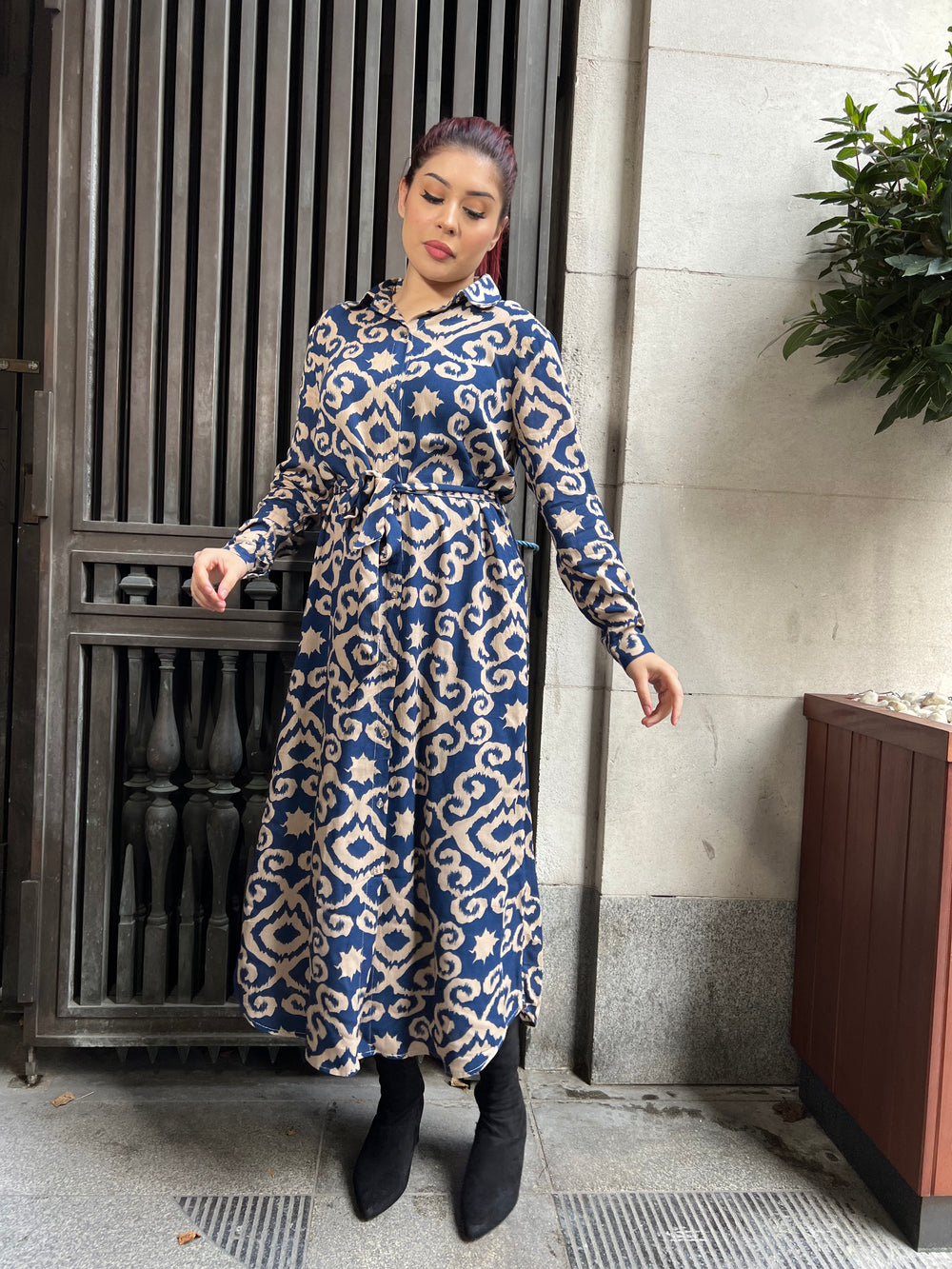 Azzurro Blue Maxi with pockets