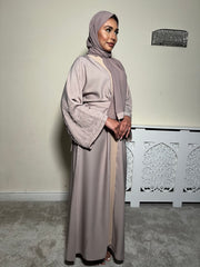Embellished 2 piece Emirati Abaya- Liya
