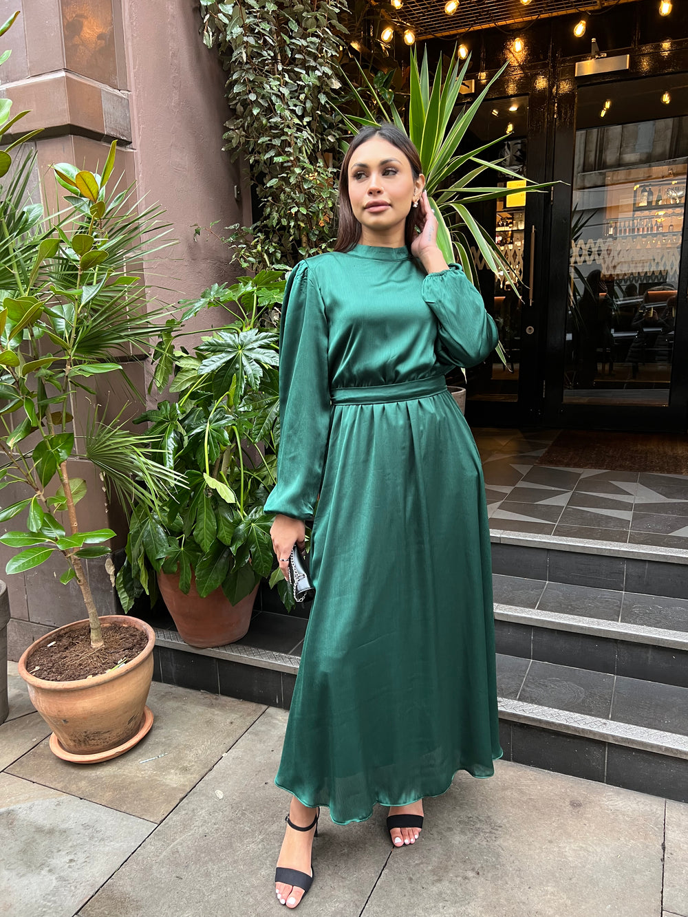 Ginosa Green Long Dress