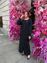 Ferrara Black Cardigan Dress