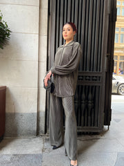 Olive Grey Coord Set