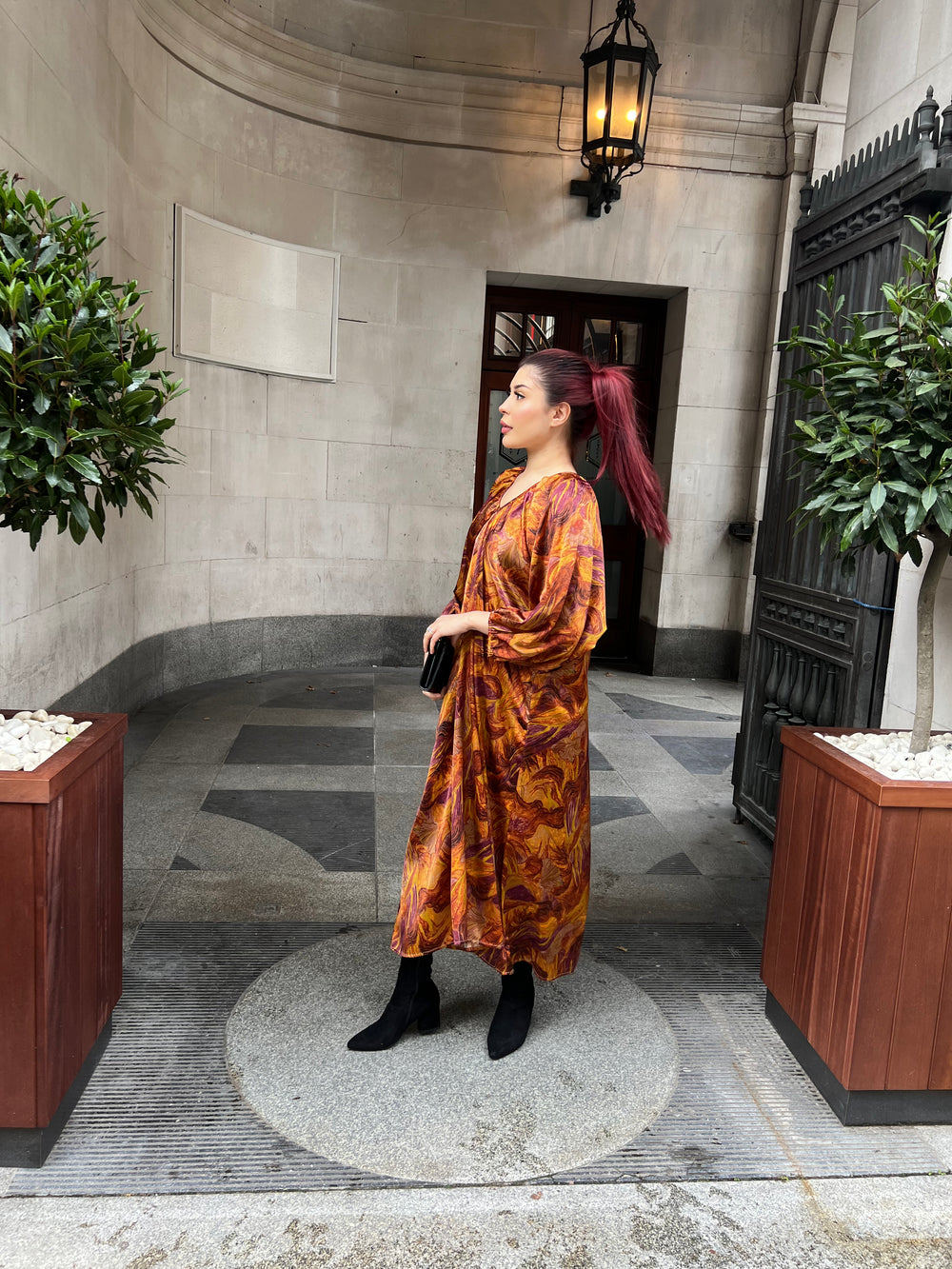 Imperia Auburn Long Dress