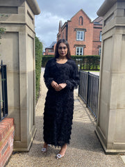 Black Fringe Dress
