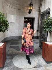 Sienna Pink Midaxi with pockets