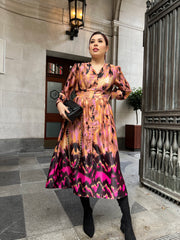 Sienna Pink Midaxi with pockets