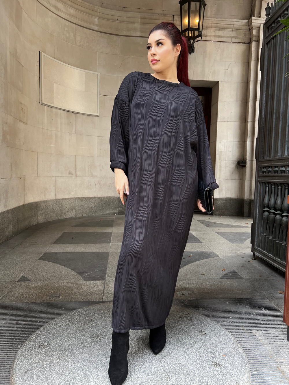 Carpi Black Maxi Dress