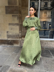 Lucca Co Ord skirt set Green