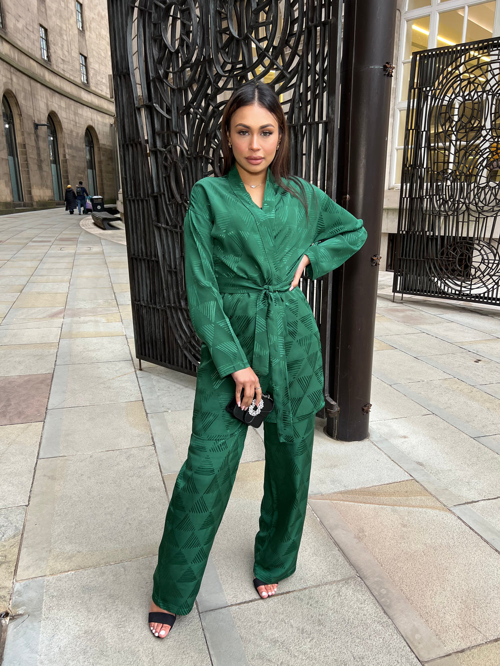 Vicenza Co Ord Green Set