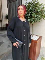 Ferrara Black Cardigan Dress