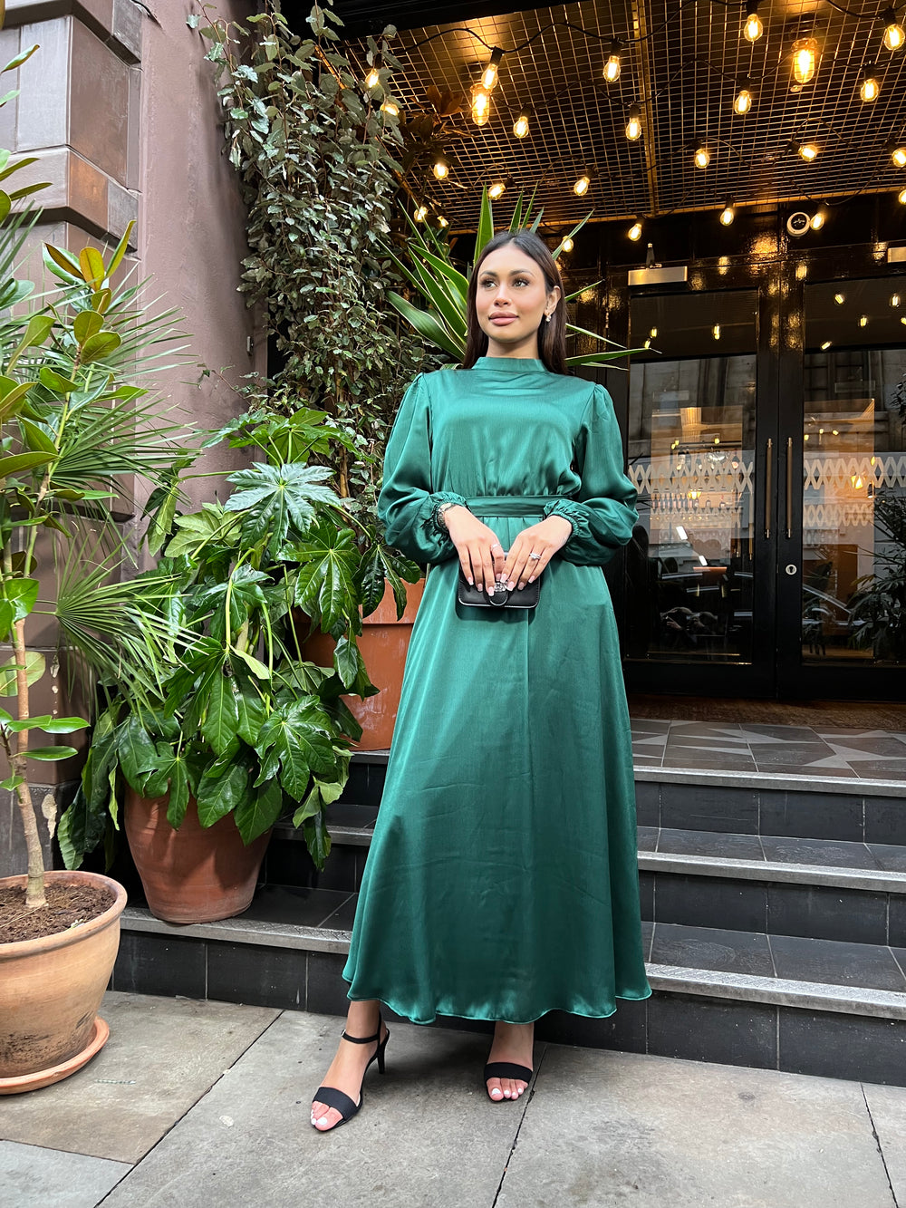 Ginosa Green Long Dress
