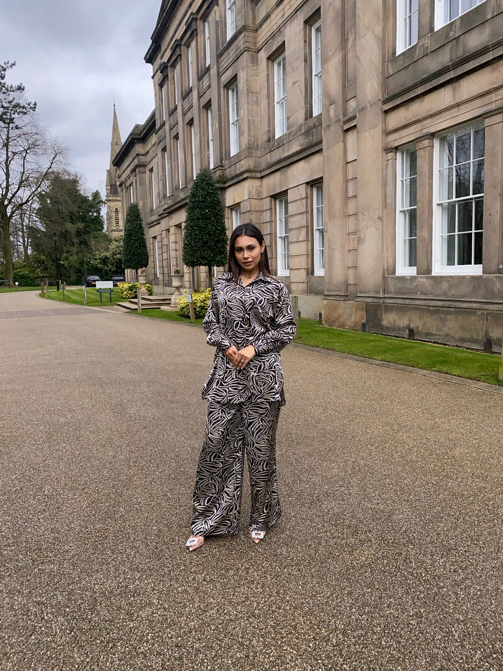 Mono print co ord set