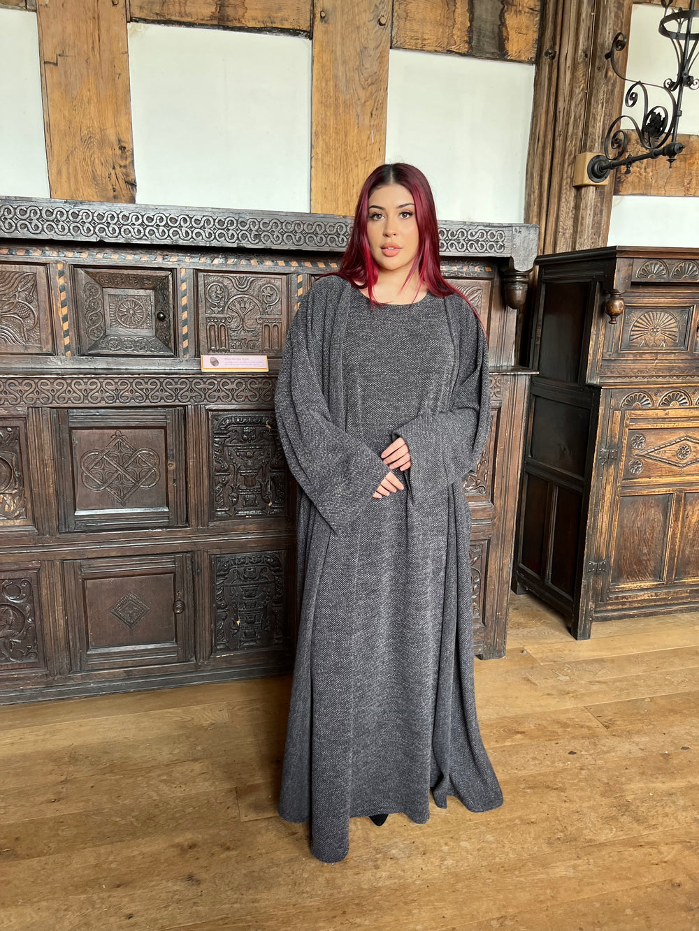 Seattle Knitted 2 piece Abaya Set