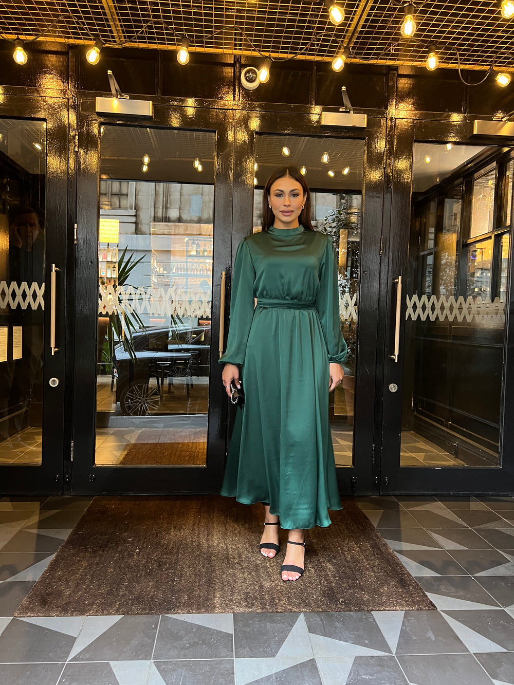 Ginosa Green Long Dress