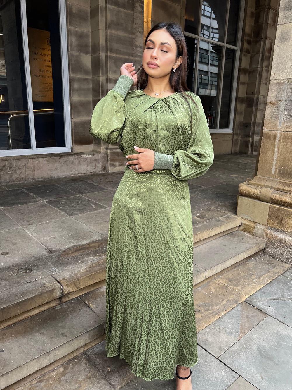 Lucca Co Ord skirt set Green