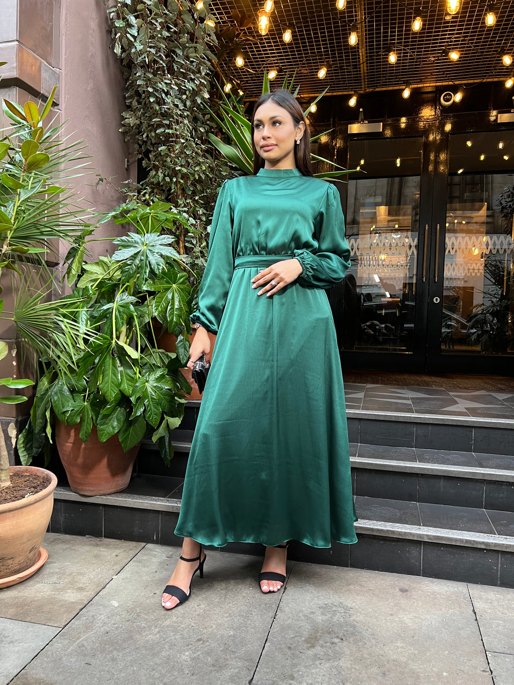 Ginosa Green Long Dress
