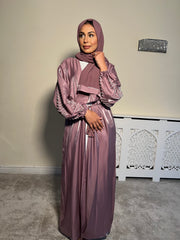Embellished 3 Piece Emirati Abaya- Malika
