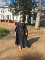 Black Gold Leaf Kaftan