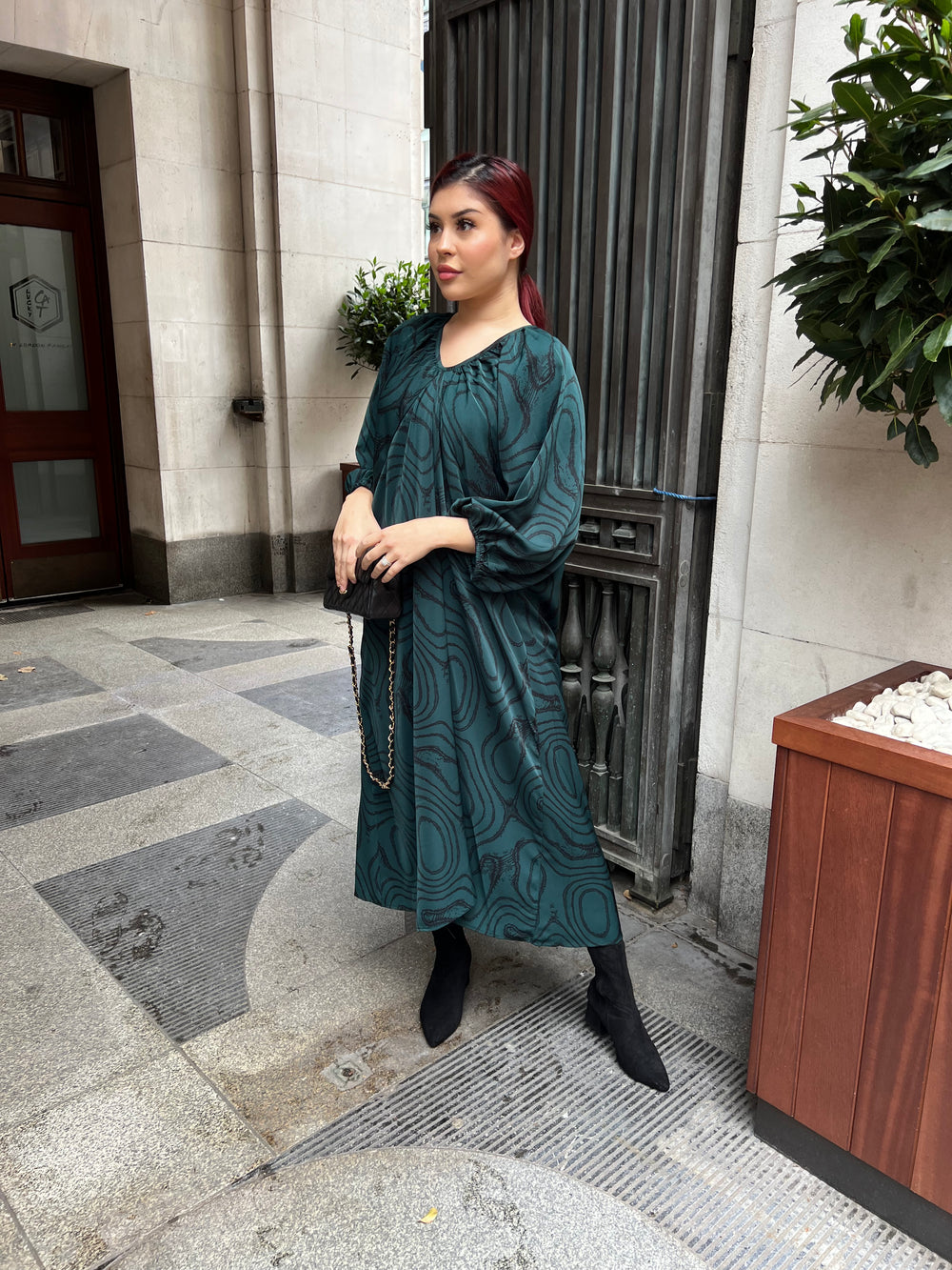 Imperia Green Long Dress