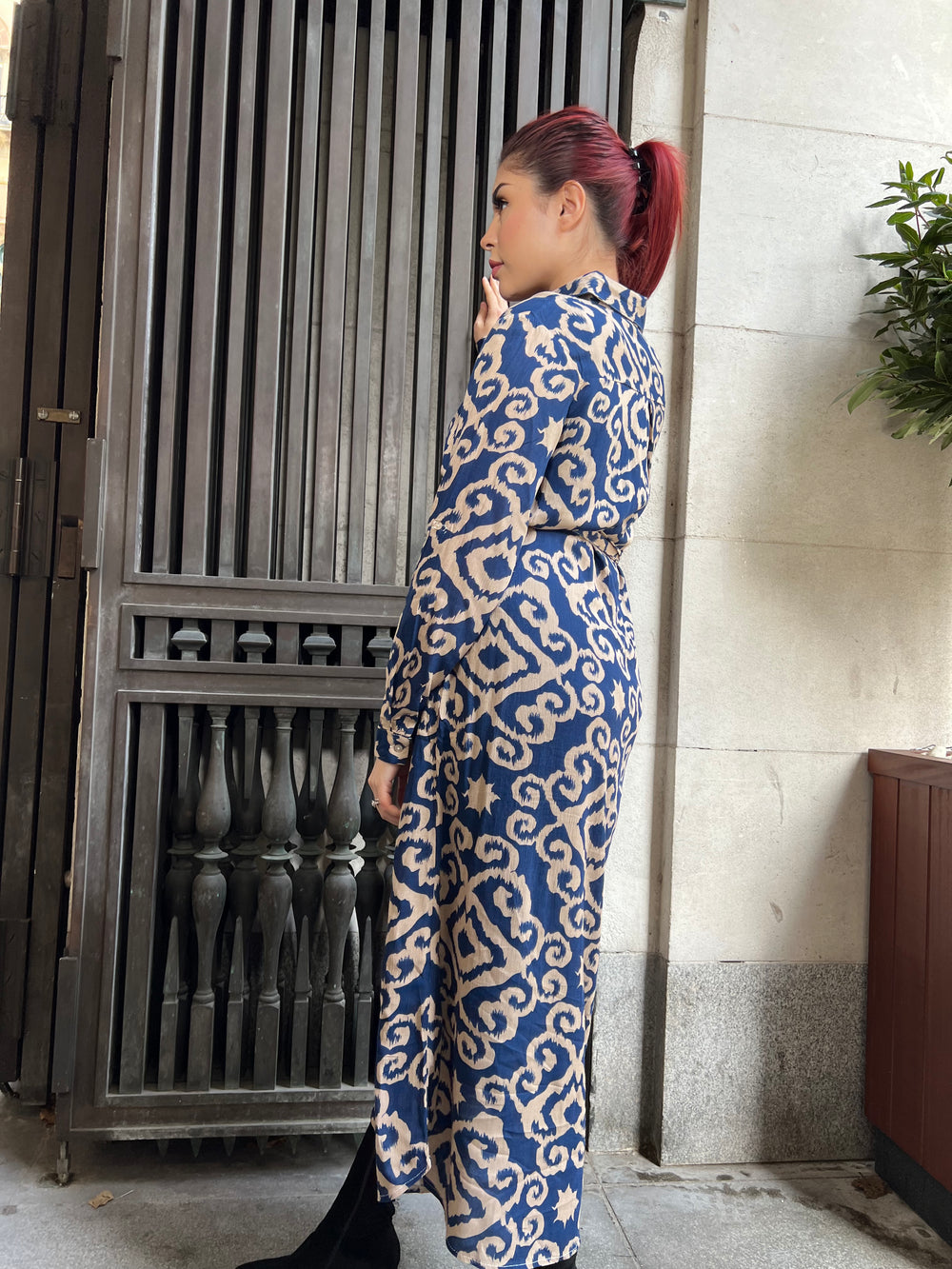 Azzurro Blue Maxi with pockets