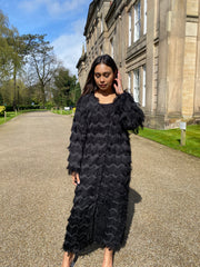 Black Fringe Dress