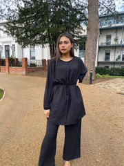 Peru Black Button Co Ord Set