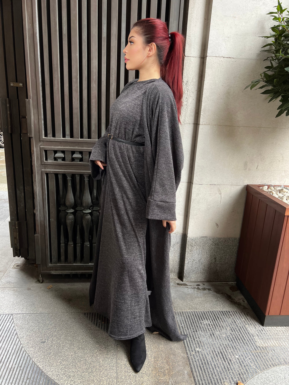 Seattle Knitted 2 piece Abaya Set