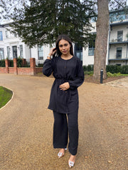 Peru Black Button Co Ord Set