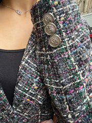 Cecina Boucle Double Breasted Blazer