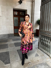 Sienna Pink Midaxi with pockets