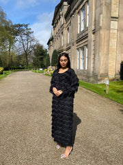 Black Fringe Dress