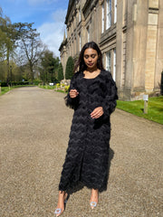 Black Fringe Dress