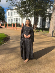 Black Gold Leaf Kaftan