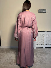 Embellished 3 Piece Emirati Abaya- Malika