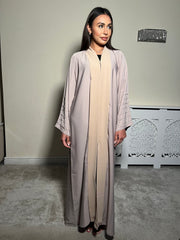 Embellished 2 piece Emirati Abaya- Liya
