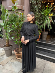 Cosenza co ord skirt set black