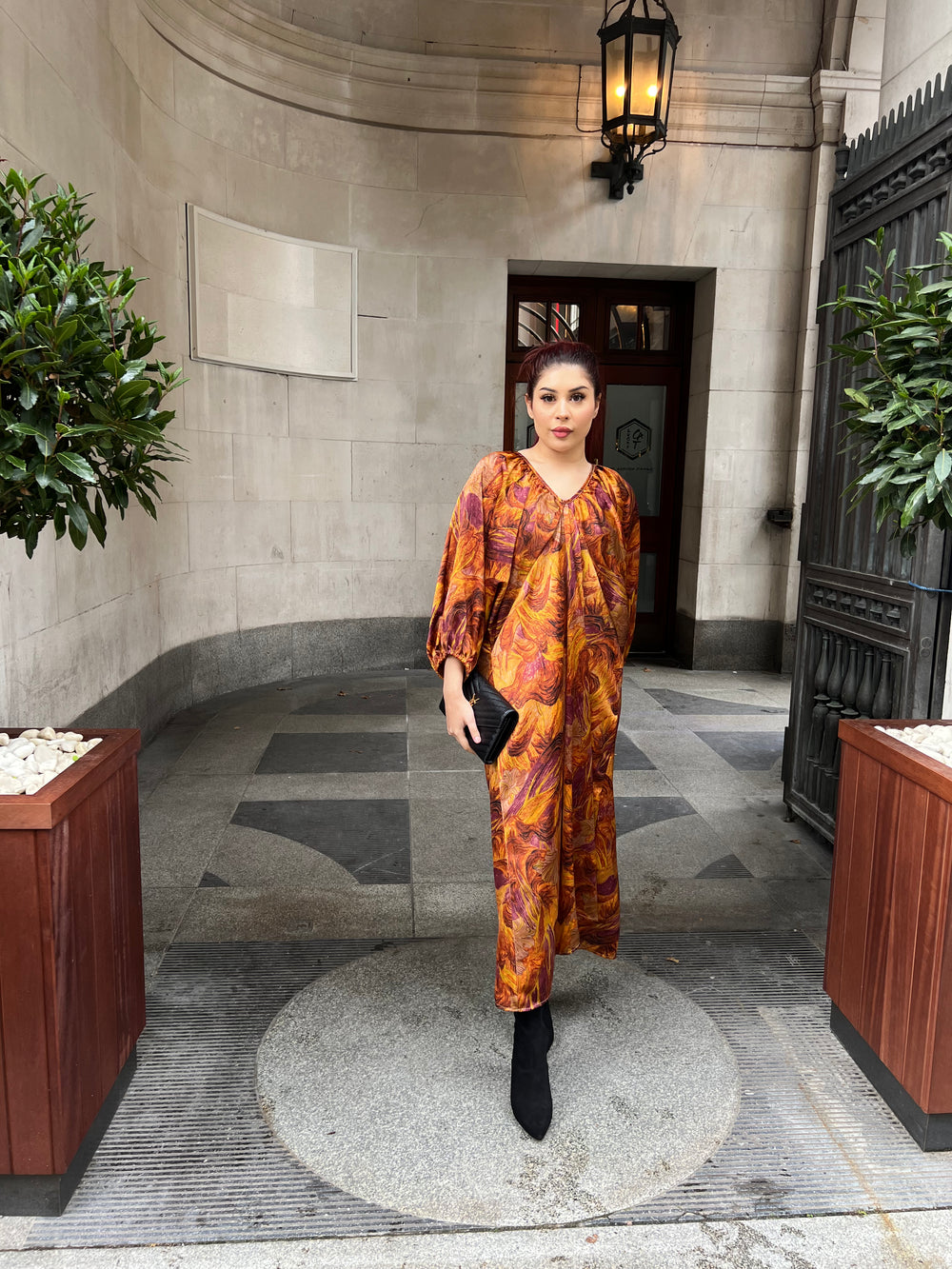 Imperia Auburn Long Dress