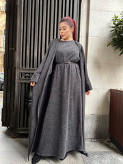 Seattle Knitted 2 piece Abaya Set