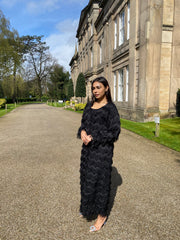 Black Fringe Dress
