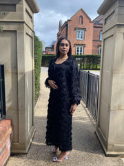 Black Fringe Dress